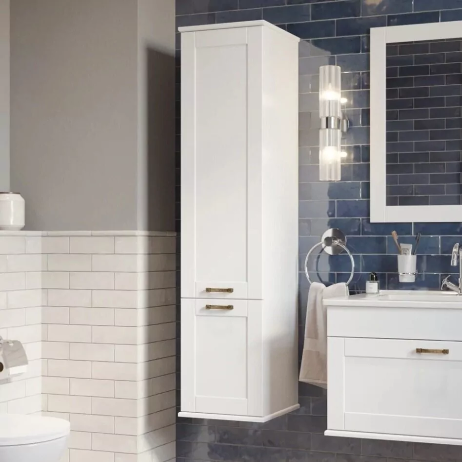 Пенал Sanflor Ванесса 35 L подвесной, белый