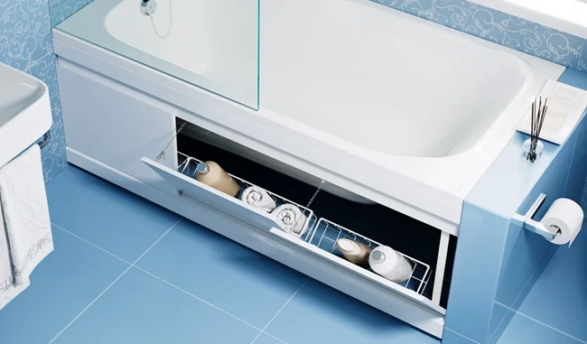 Откидные экраны под ванну