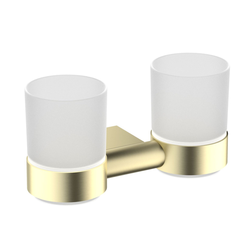 Стакан для зубных щеток двойной Timo Luiro 18534/17 матовое золото