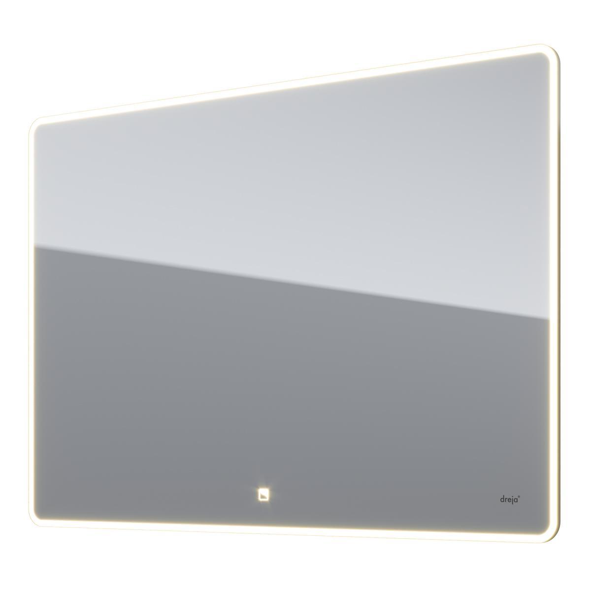 Зеркало Dreja Point 100x70 см, белый