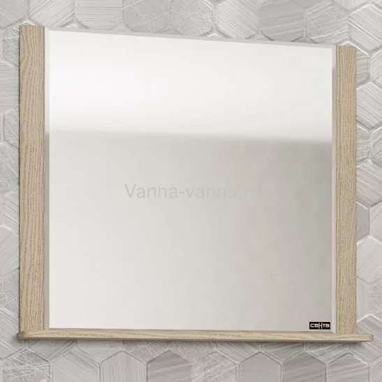 Зеркало Санта Венера 80 дуб бежевый