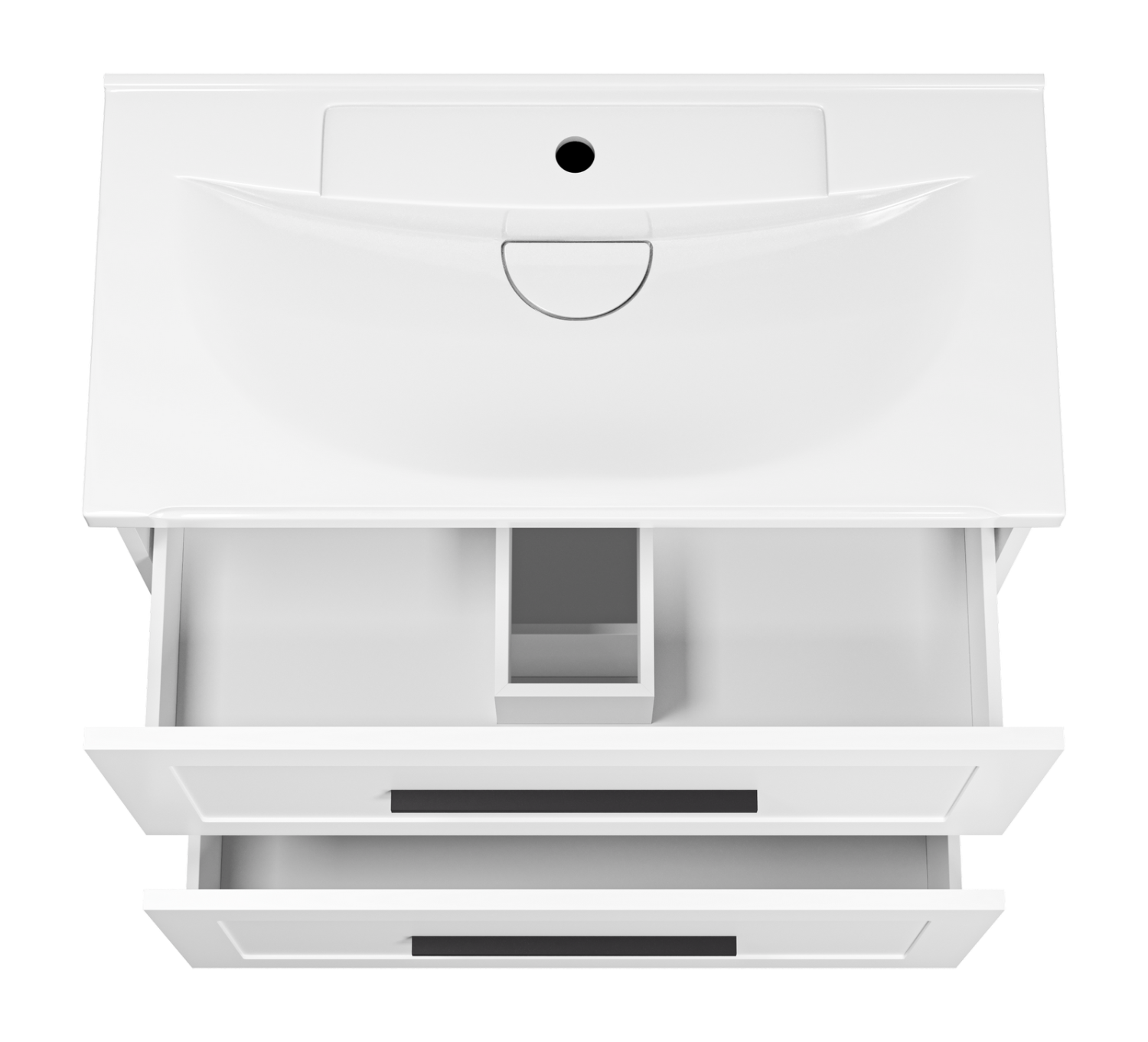 Тумба с раковиной Misty Модерн 80, белый