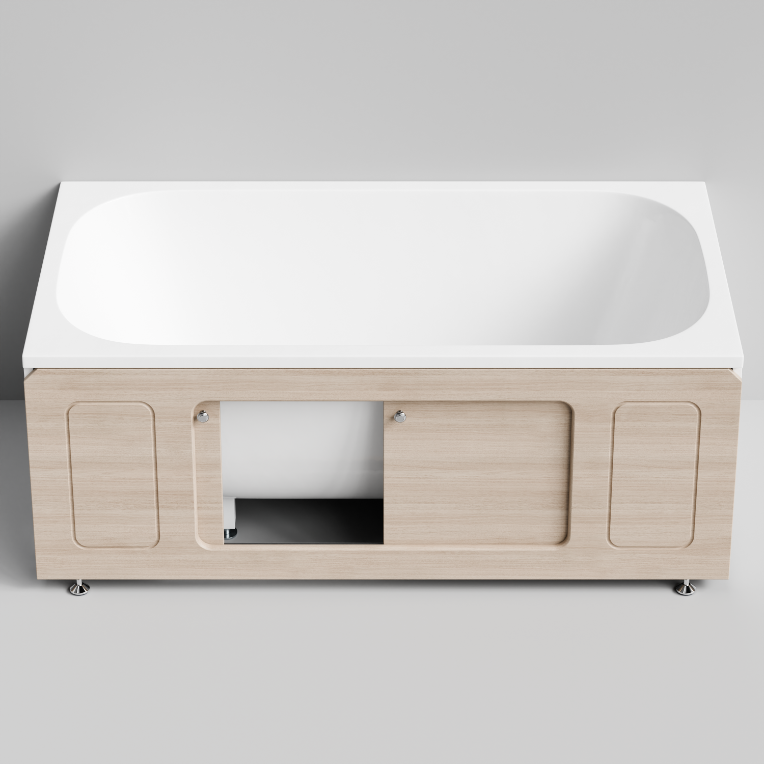 Экран под ванну Vod-ok Лидер 150 раздвижной дуб