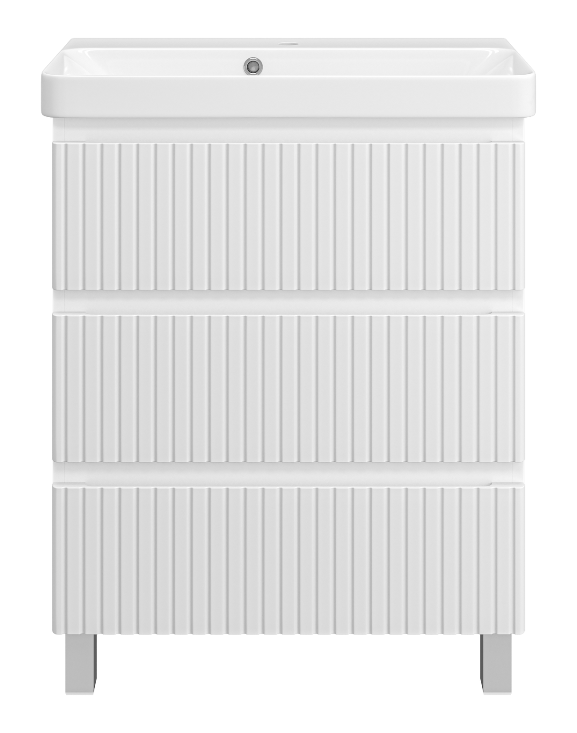 Тумба с раковиной Brevita Victory 70 напольная, белый