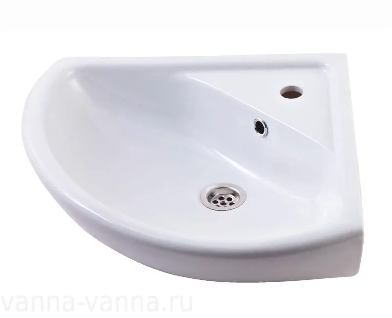 Тумба напольная Corozo Флоренция 40 с раковиной Элегия 46, угловая, белая от магазина Vanna-Vanna.ru!