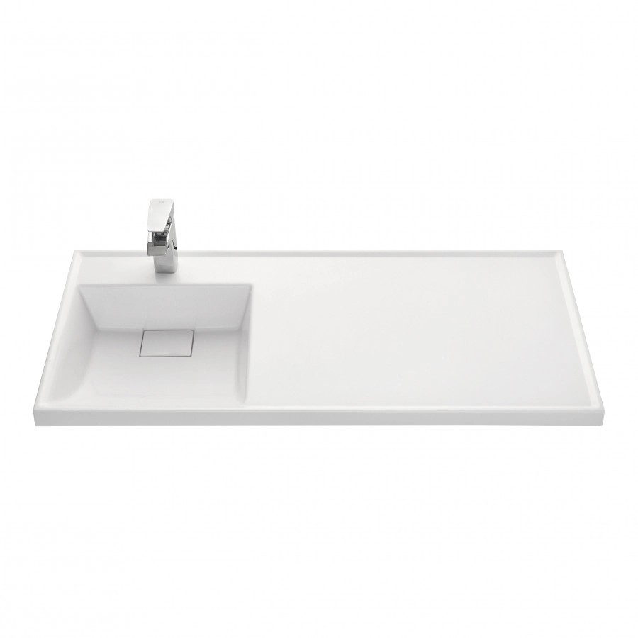 Раковина Aquaton Лондри 105 левая, белая