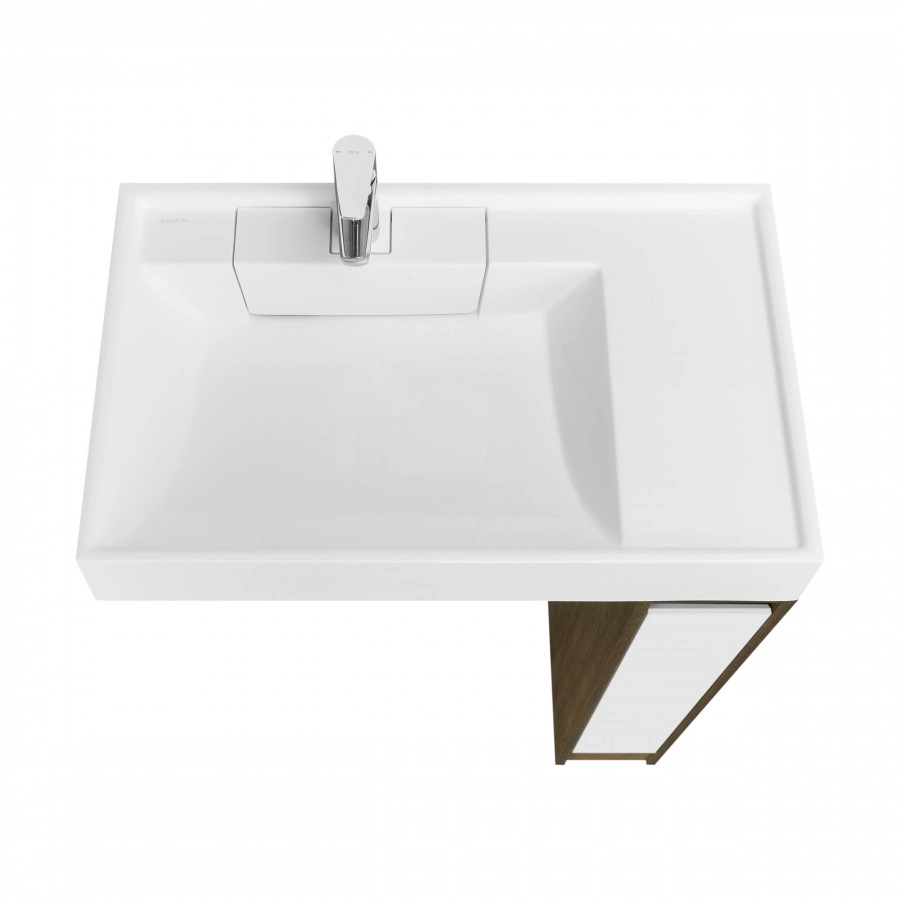 Тумба под раковину AQUATON Лондри 20 Дуб Кантри/белый