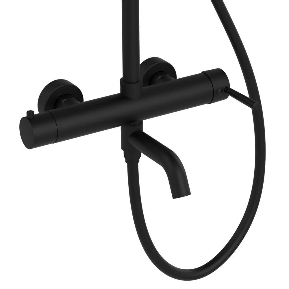 Душевая стойка Raiber Graceful RPB-006 черный матовый