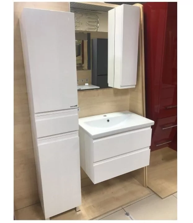 Пенал Bellezza Асти 35 L напольный, белый от магазина Vanna-Vanna.ru!