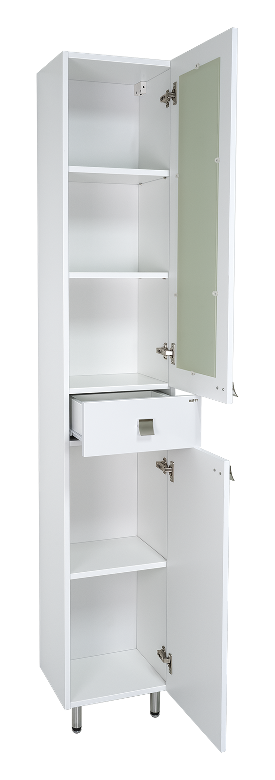 Пенал Misty Урал 35 напольный, R, белый