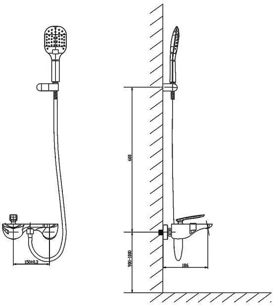 Смеситель для ванны Timo Helmi 4014/00-16Y хром/белый