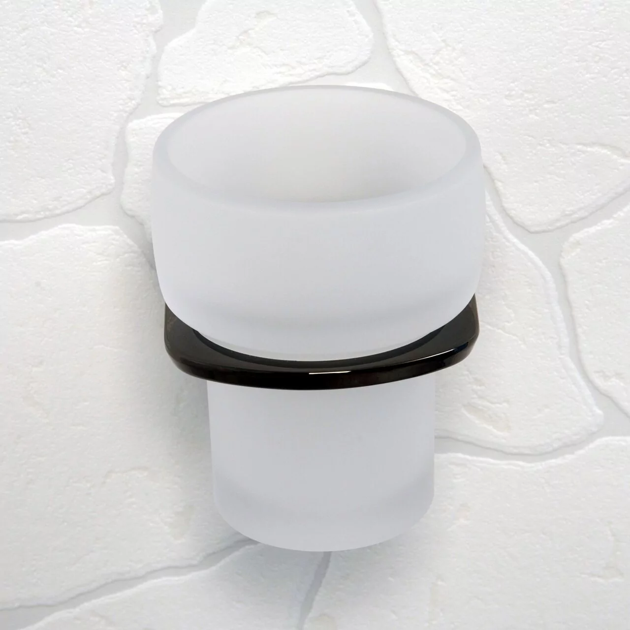 Стакан для щеток WasserKraft Glan K-5128 черный глянец