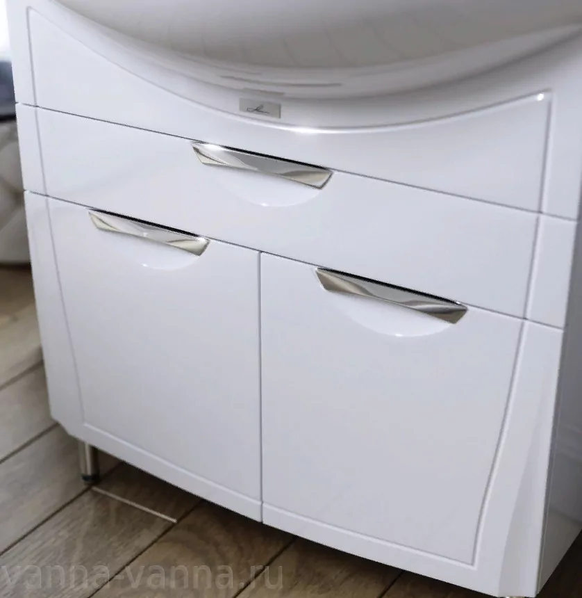 Мебель для ванной Alavann Monaco 80 комплект, напольный, белый