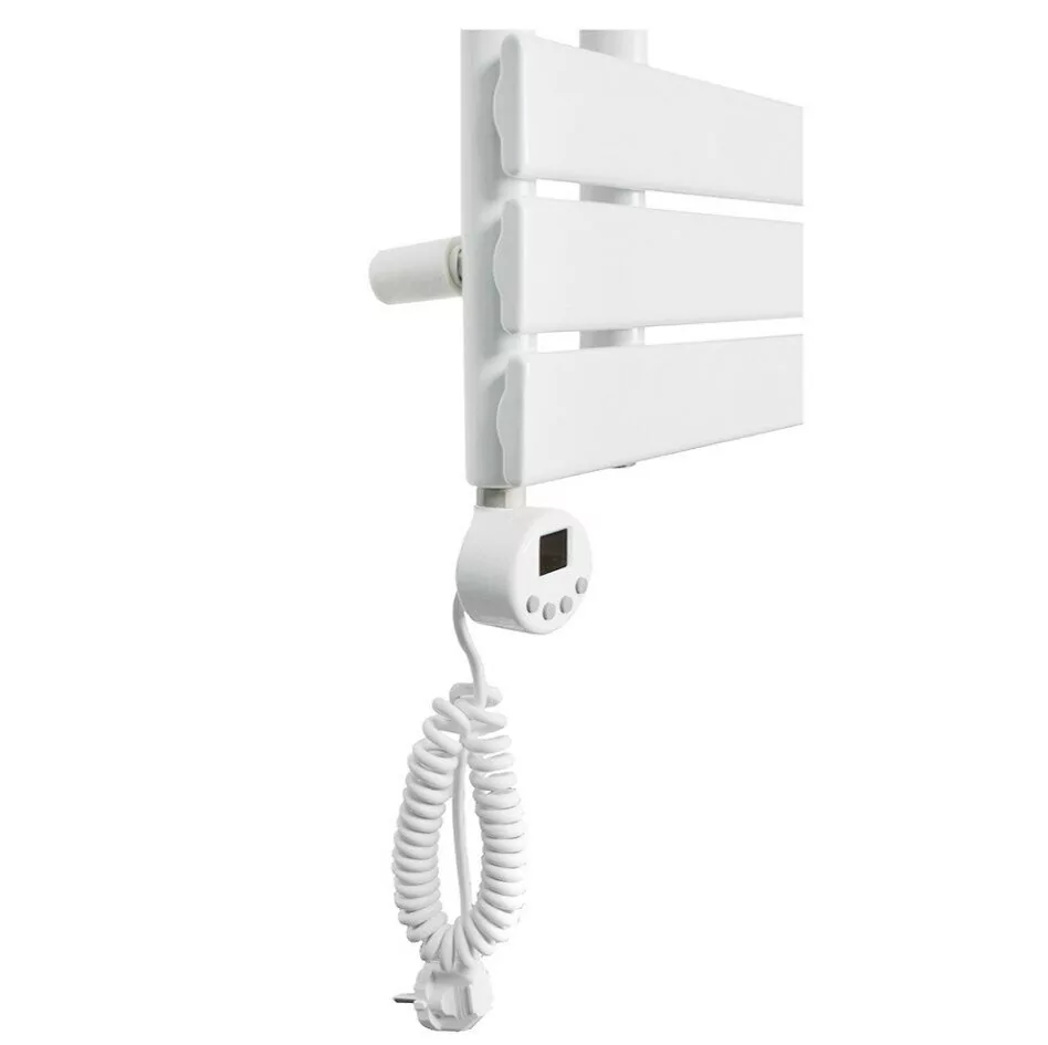 Полотенцесушитель электрический Domoterm Вита П12 500х952 EL левый, белый матовый