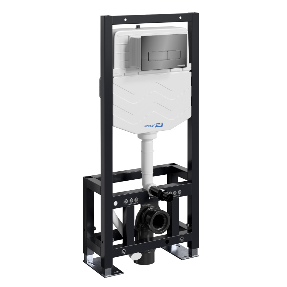 Инсталляция WasserKraft Dill 61TLT.010.ME.PB03 для подвесного унитаза, с кнопкой