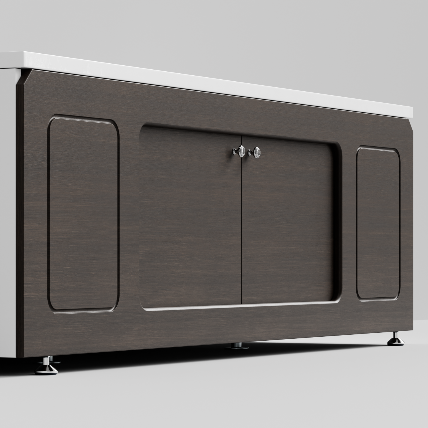 Экран под ванну Vod-ok Лидер 180 раздвижной Палисандр