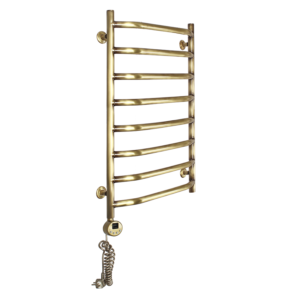 Полотенцесушитель электрический Domoterm Лаура Плюс П8 500х800 АБР EL античная бронза