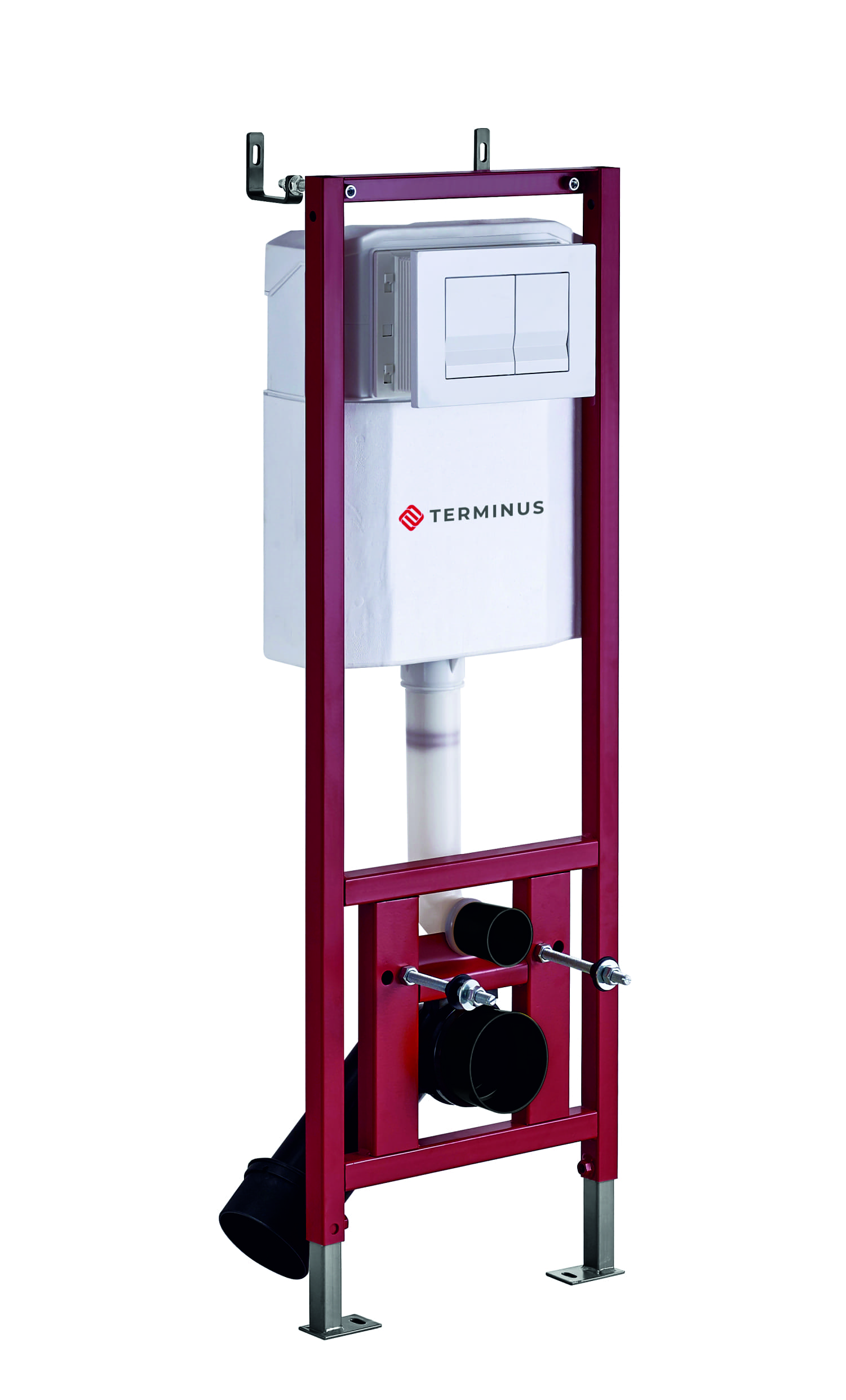 Инсталляция для подвесного унитаза 400х1160 (4 в 1 с клавишей смыва) Terminus