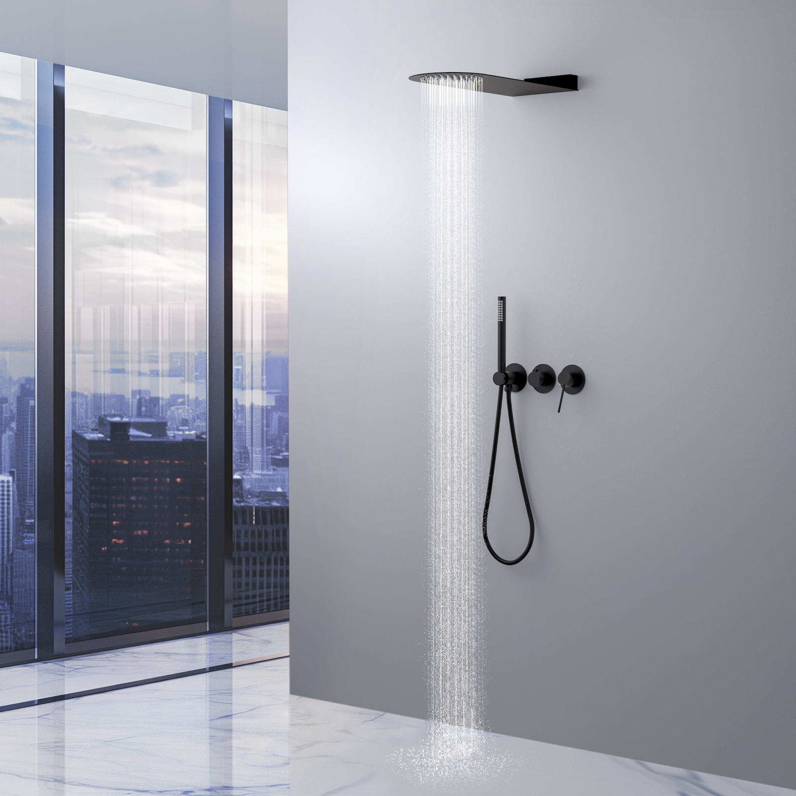 Душевая система встроенная Timo Saona SX-2340/03SM черный