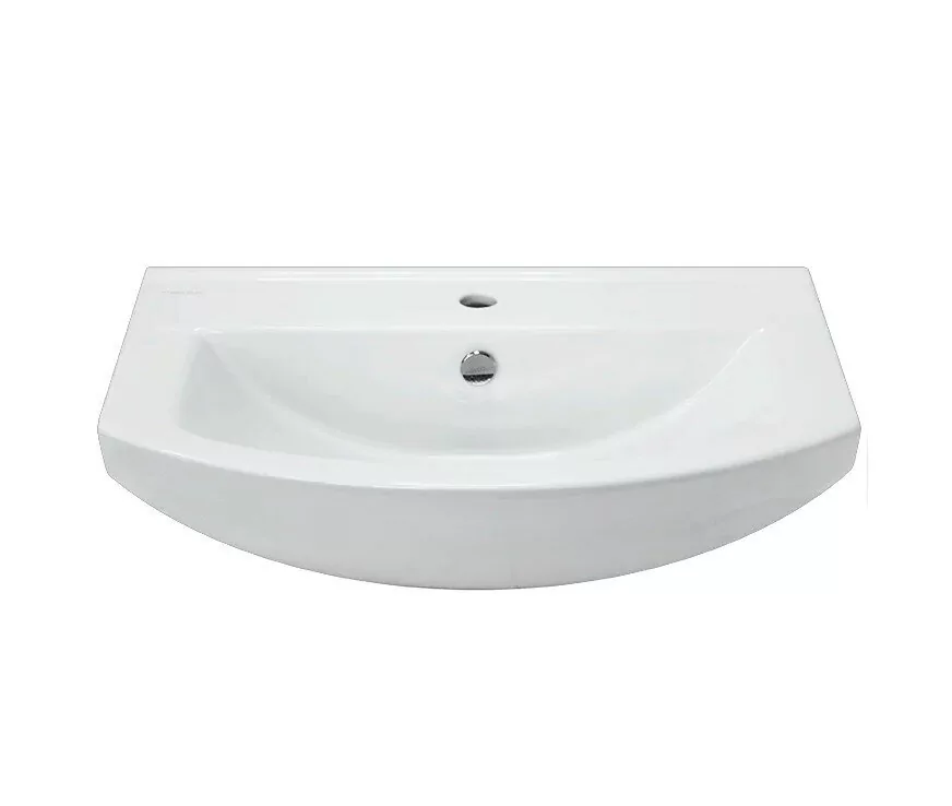 Тумба с раковиной Bellezza Глория 75 с корзиной, напольная, белая