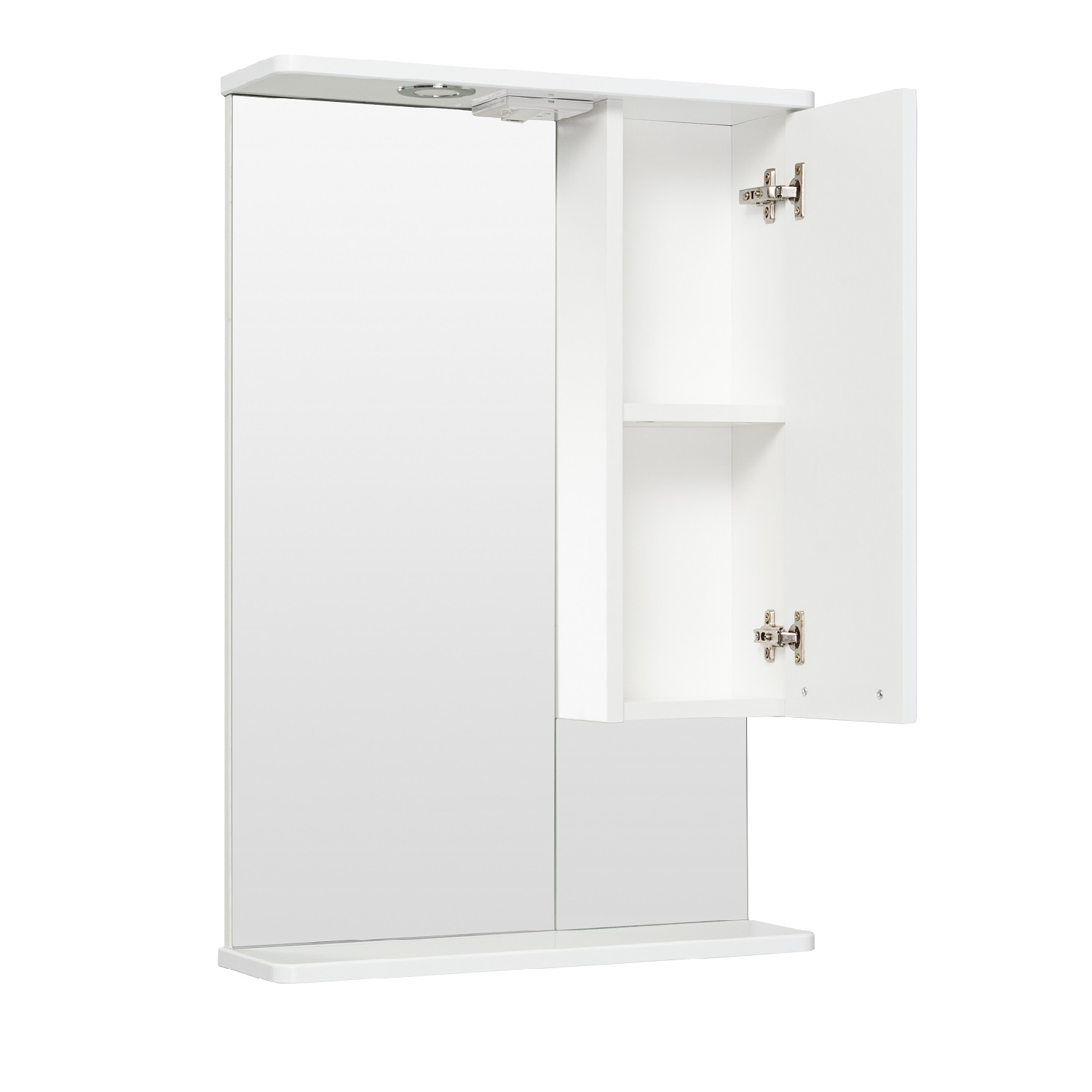 Зеркало-шкаф Runo Монро 53 R, белый