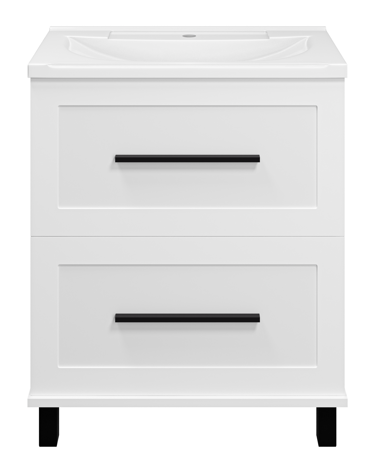 Тумба с раковиной Misty Модерн 70 белый