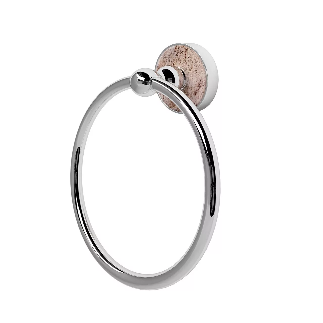 Полотенцедержатель WasserKraft Nau K-7760 хром/декор