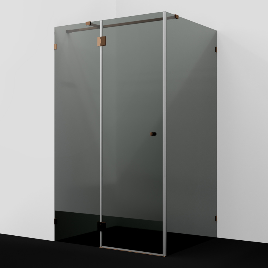 Душевой уголок WasserKRAFT Paar 88H07-TG тонированное стекло