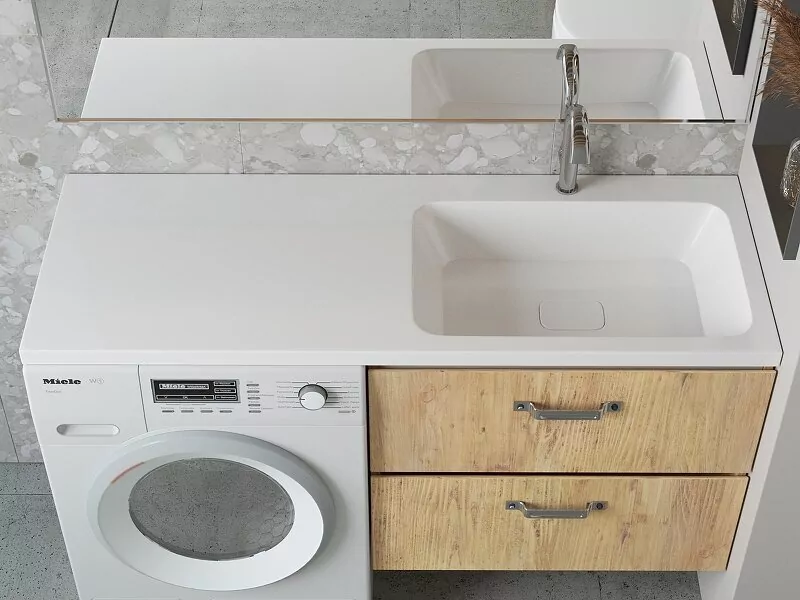 Раковина Madera Kamilla 130 R белая