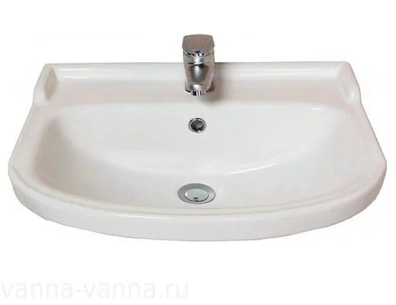 Тумба с раковиной Bellezza Классик 55 напольная, прямая, белая