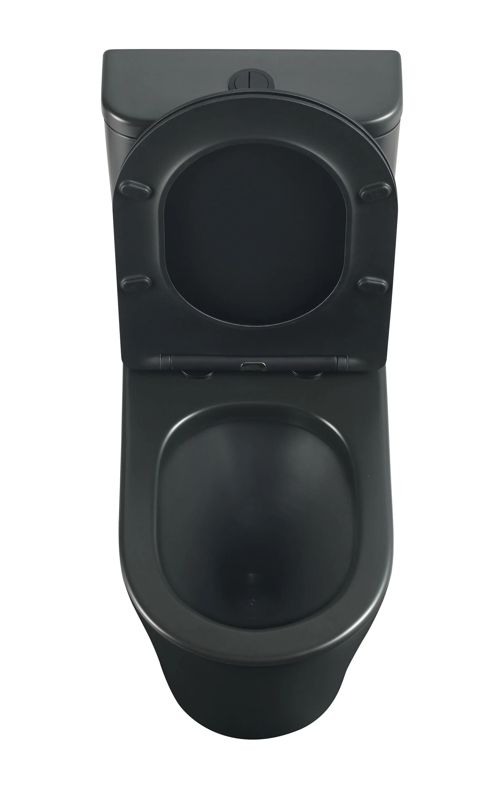 Унитаз SantiLine SL-5026MB напольный, безободковый, торнадо, черный матовый