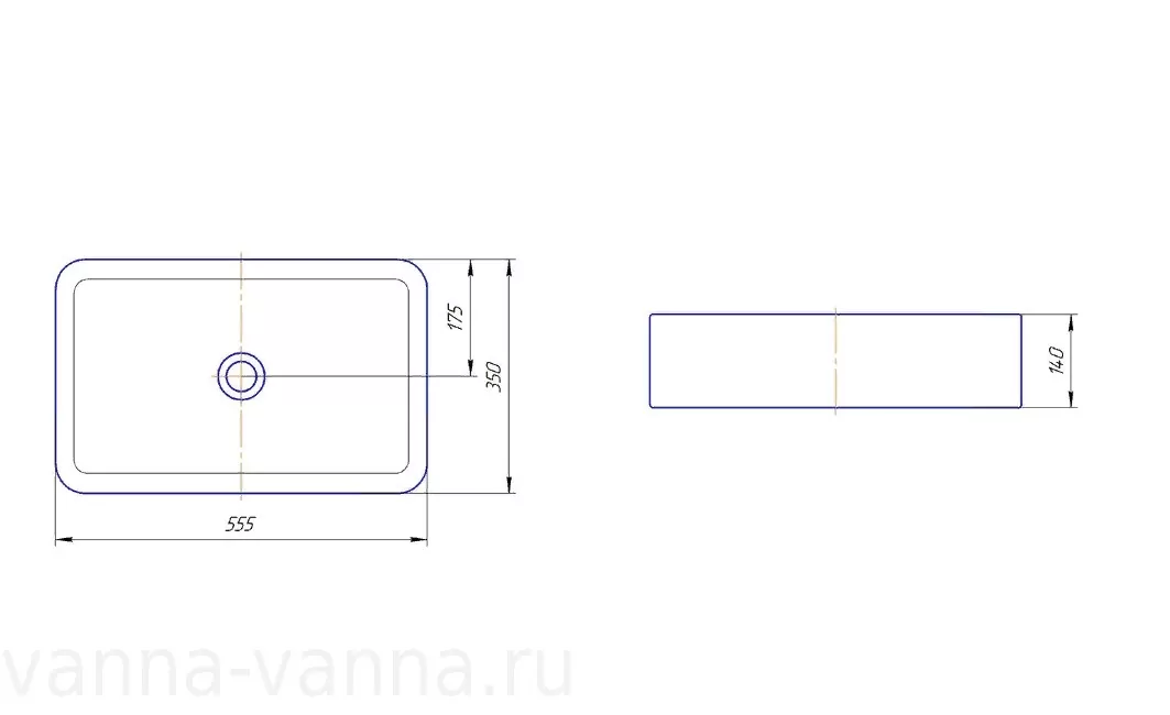 Раковина Kirovit Олимпия 56 белая