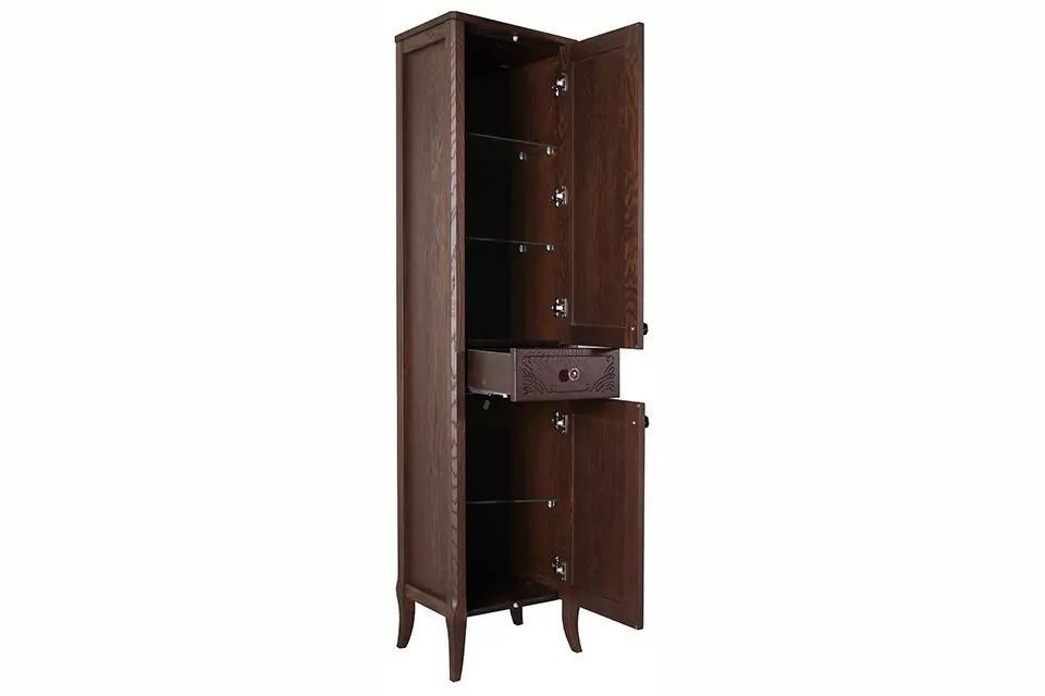 Пенал ASB Woodline Салерно 40 R напольный, антикварный орех