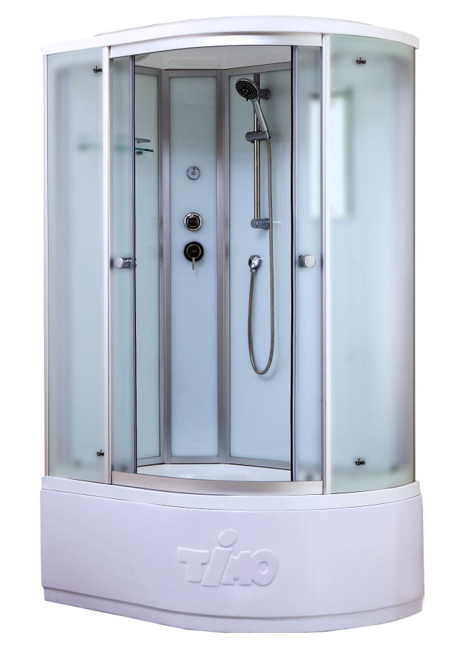 Душевая кабина Timo Standart T-6620 Silver Fabric L (120*85*220), турецкая баня хамам