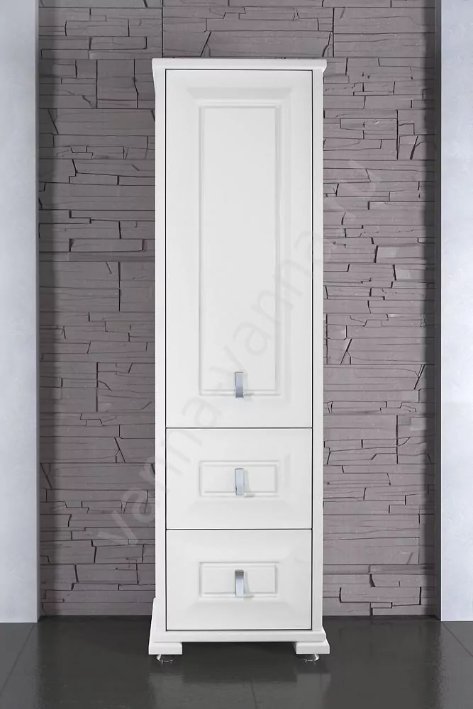 Пенал Vod-ok Elite Риккардо 50 L/R напольный, белый