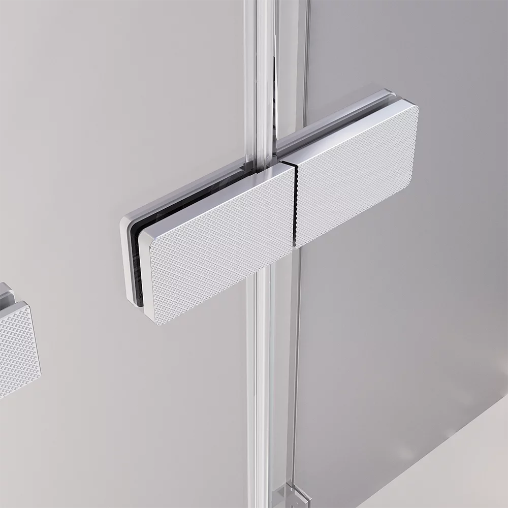 Душевой угол распашной Veconi Premium Alassio SP CH, 1400х800x2000, хром, стекло прозрачное осветленное