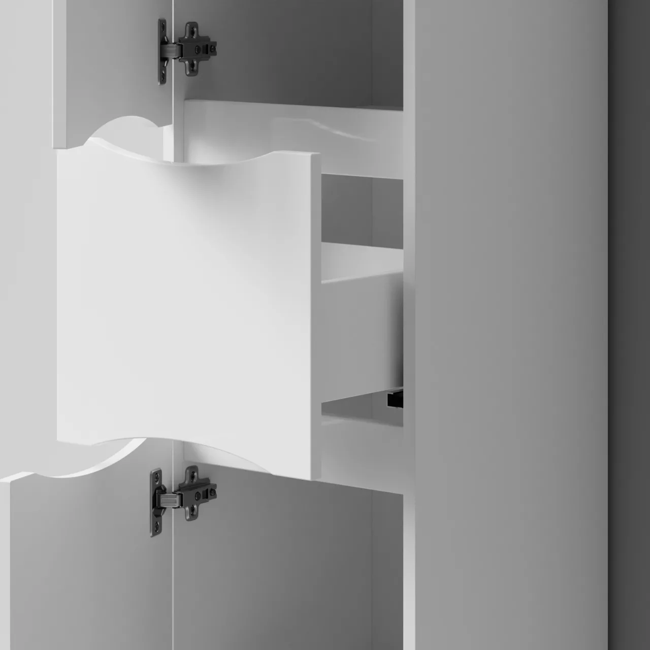 Пенал Vod-ok Лайт 35 L/R напольный, белый + 13 цветов