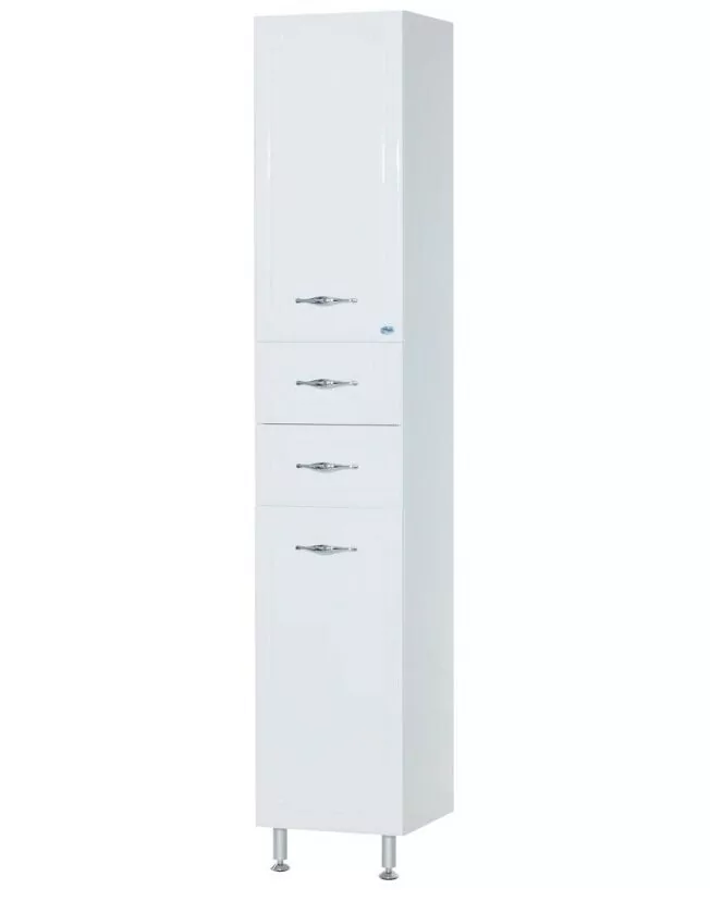 Пенал Bellezza Стелла 35 L напольный, белый