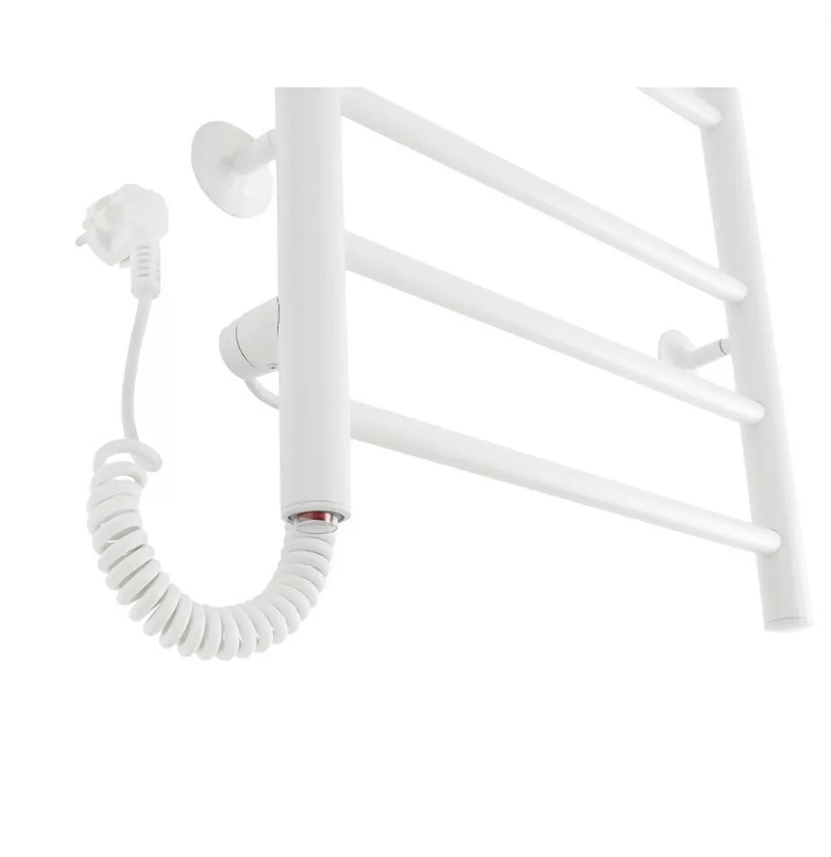 Полотенцесушитель электрический Domoterm Аврора DMT 109-5 50X71 EK L левый, белый матовый