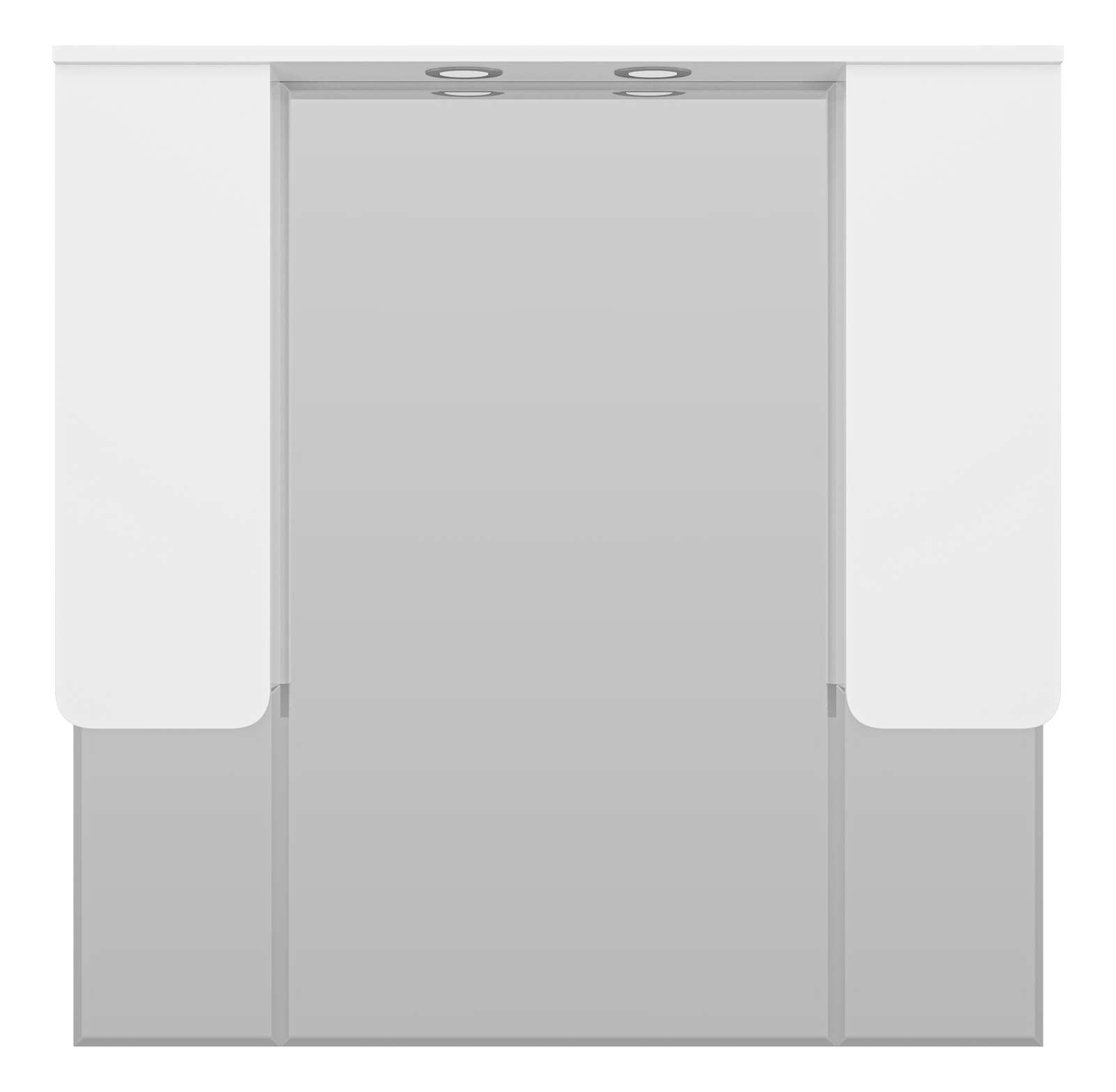 Зеркало-шкаф Misty Чегет 105, белый