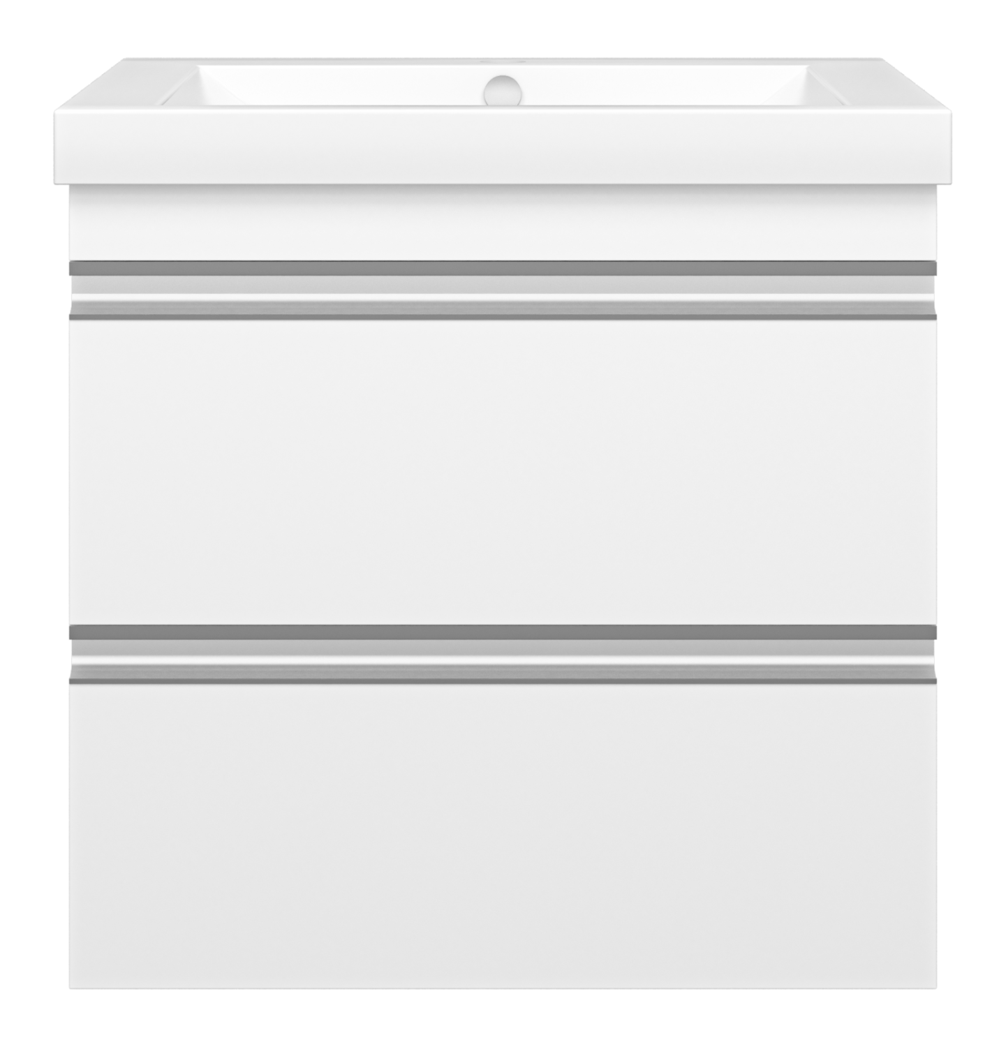 Тумба с раковиной Misty Ингрид 60 подвесная, белый