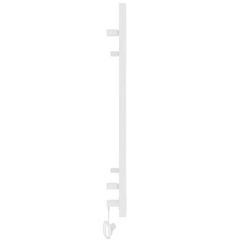 Полотенцесушитель электрический Laris Астор ЧК П9 350х700 с терморегулятором, левый, белый матовый