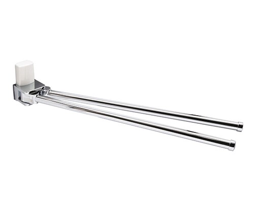 Полотенцедержатель WasserKraft K-5031WHITE хром/белый