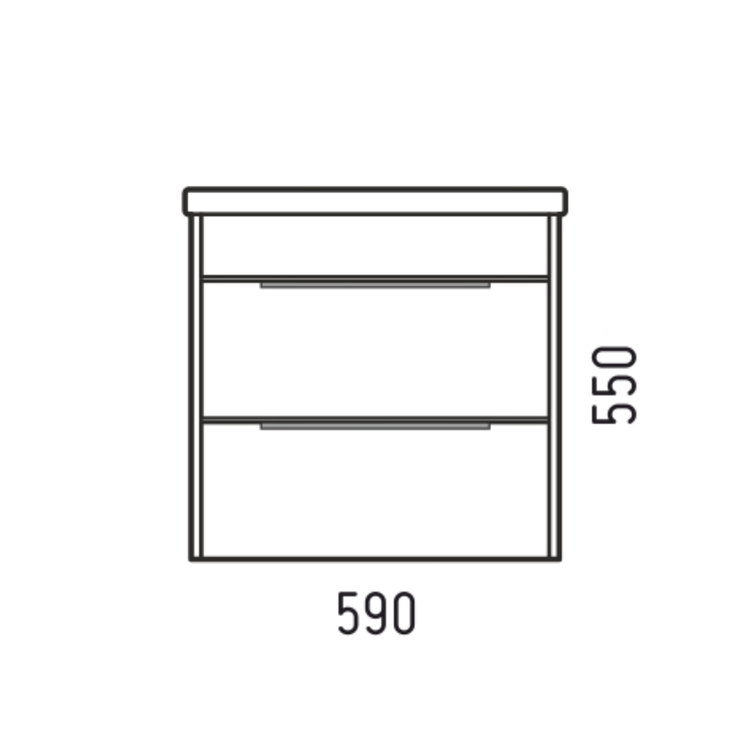 Тумба подвесная Corozo Форест 60 Z2 с раковиной Сомо 60 дуб конзас