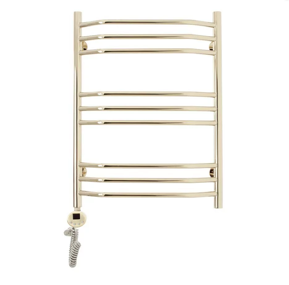 Полотенцесушитель электрический Domoterm Лаура П9 500х700 EL левый, золото