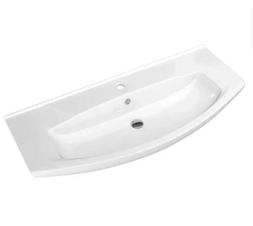 Тумба с раковиной Bellezza Дрея 105 напольная, белая Тумба с раковиной Bellezza Дрея 105 напольная, белая