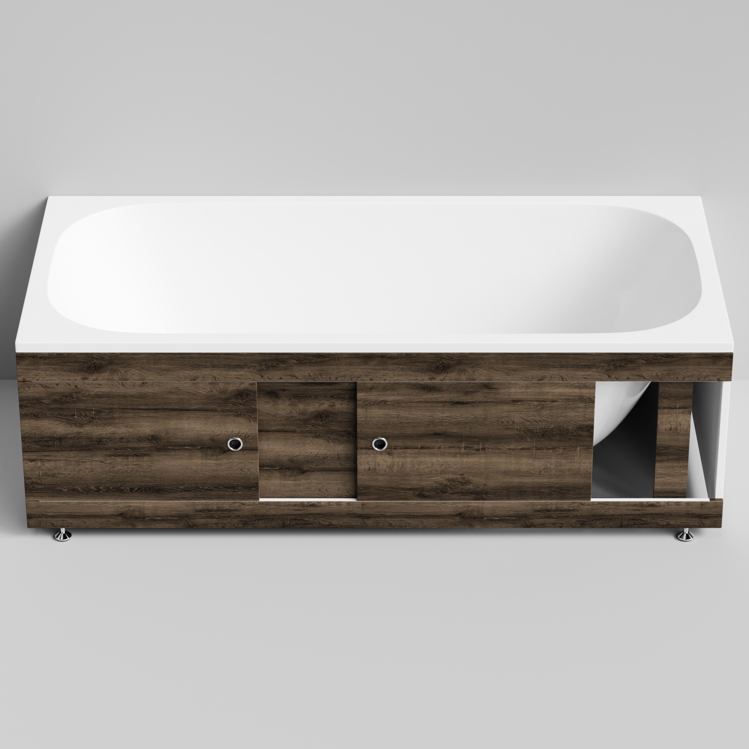 Экран под ванну Vod-ok Купе 180 раздвижной Дуб крымский коричневый