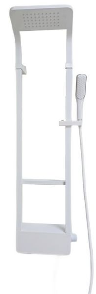 Душевая панель Ceruttispa MAIELLA W CT8984 из нержавеющей стали, цвет белый