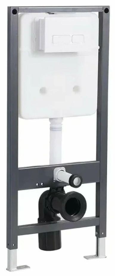 Инсталляция Stella Polar KN9722000 для подвесного унитаза, с кнопкой