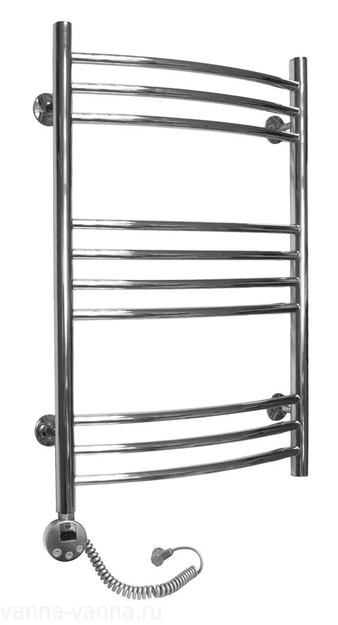 Полотенцесушитель электрический Domoterm Калипсо П10 500x800 EL с терморегулятором, хром
